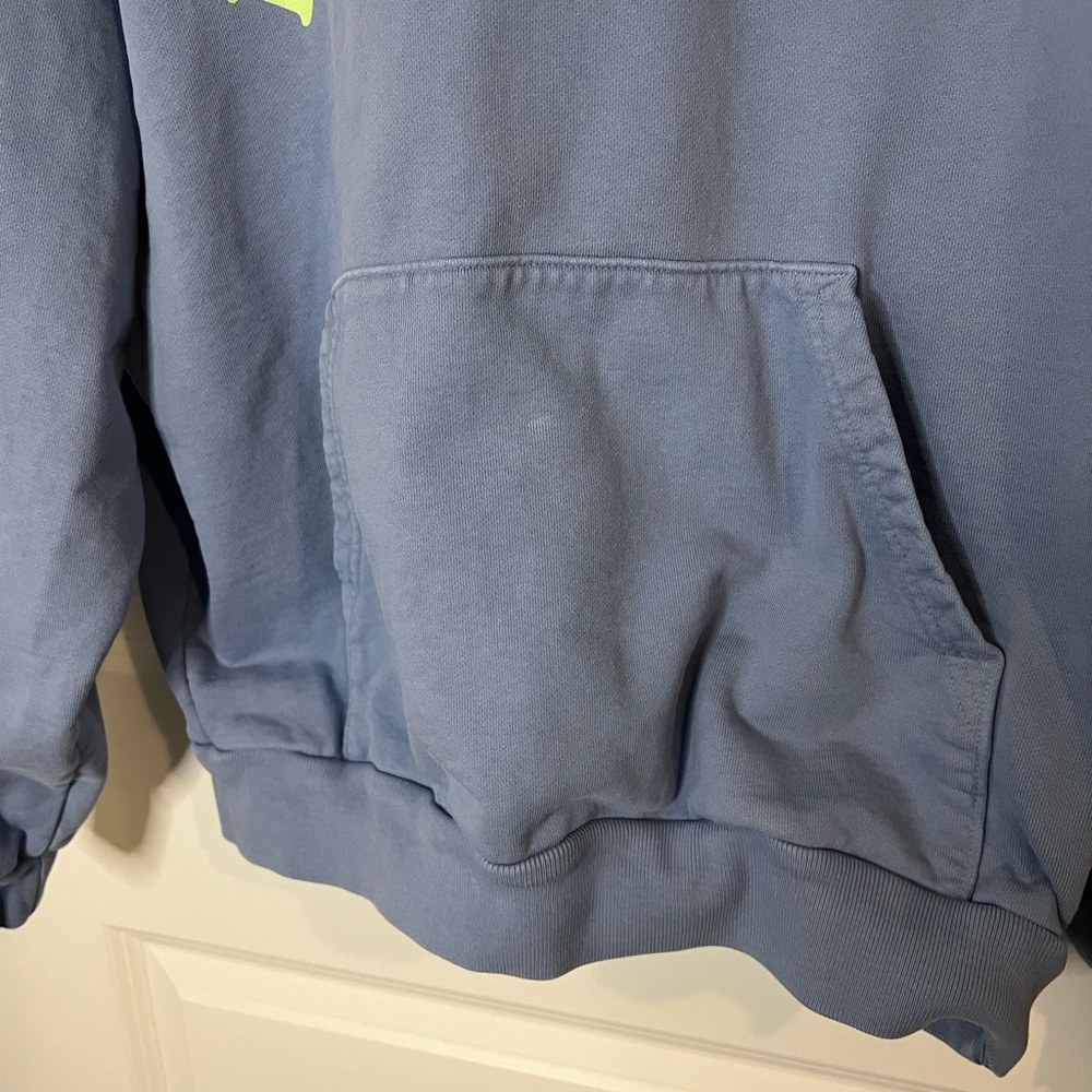 Madhappy Light Blue Hoodie with Colorful Lettering - Picture 7 of 9